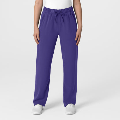 Nova 5232 Stovepipe High-Low Hem Scrub Pants Grape Model Image Front | Wink