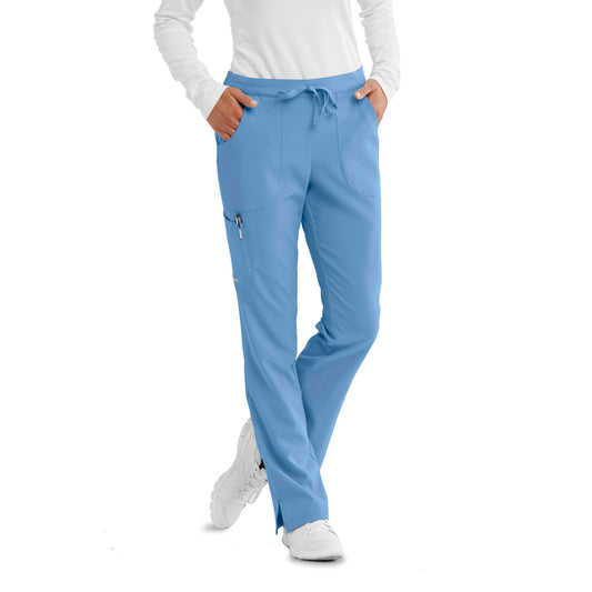 Skechers SK201 Reliance Scrub Pants Ciel Blue Model Image Front | Barco