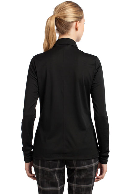 Nike Women's Long Sleeve Dri-FIT Stretch Tech Polo. 545322 Black