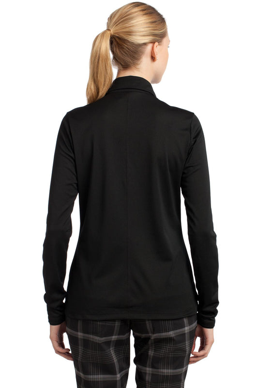 Nike Women's Long Sleeve Dri-FIT Stretch Tech Polo. 545322 Black