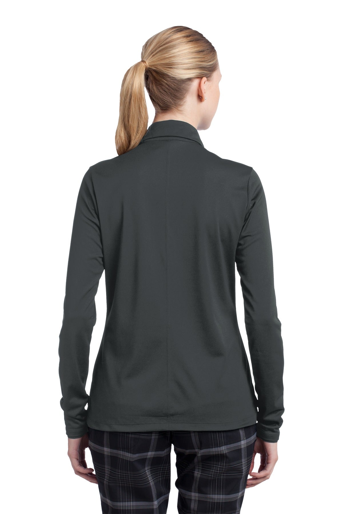 Nike Women's Long Sleeve Dri-FIT Stretch Tech Polo. 545322 Anthracite