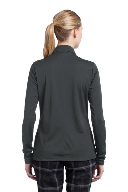 Nike Women's Long Sleeve Dri-FIT Stretch Tech Polo. 545322 Anthracite