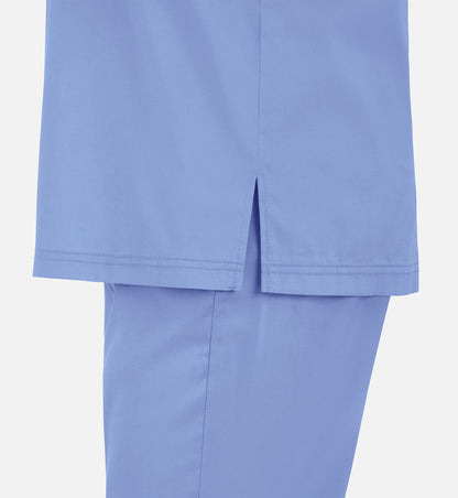 Matrix Mens 5501 Men’s Tuckable V-Neck Top Ceil Blue