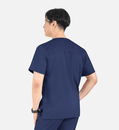 Matrix Mens 5501 Men’s Tuckable V-Neck Top Navy