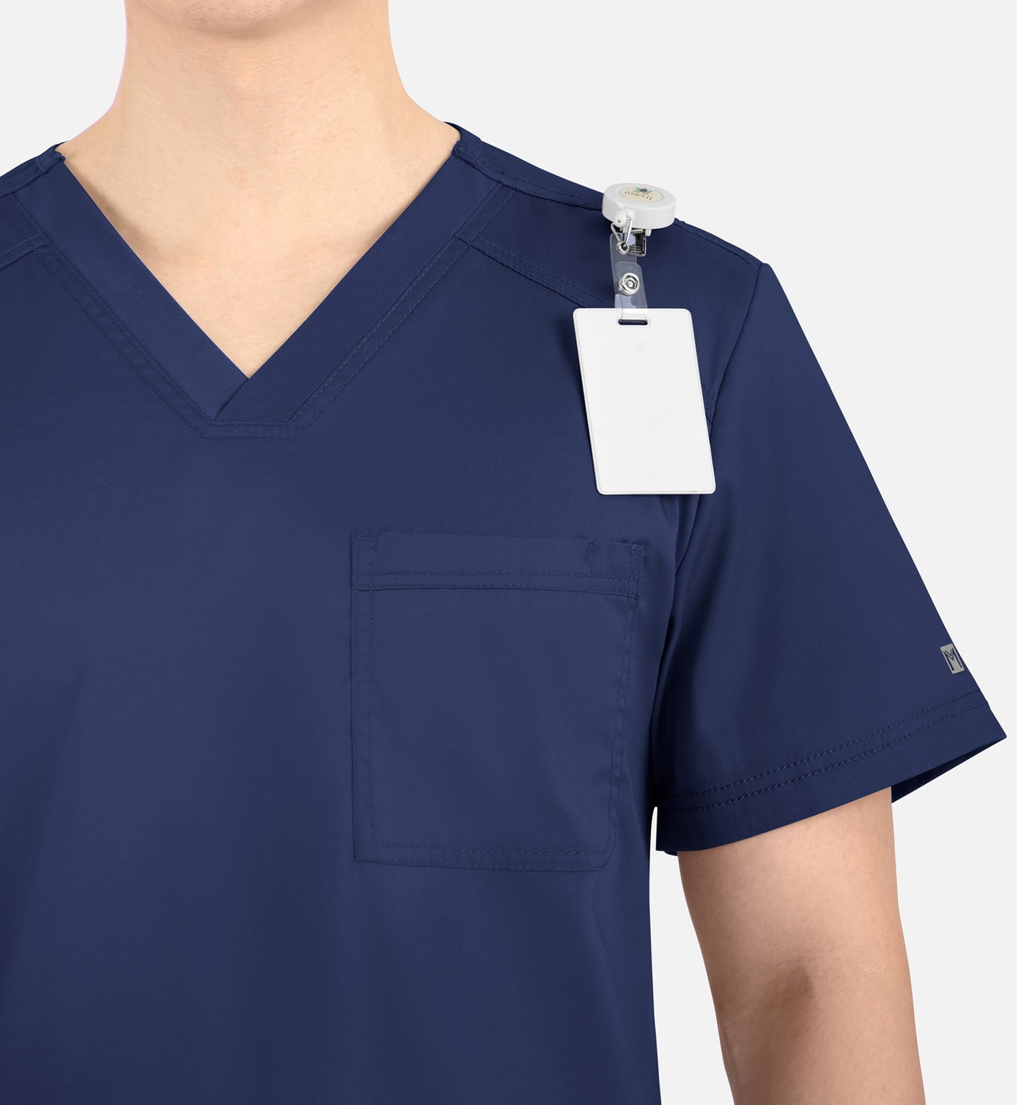 Matrix Mens 5501 Men’s Tuckable V-Neck Top Navy