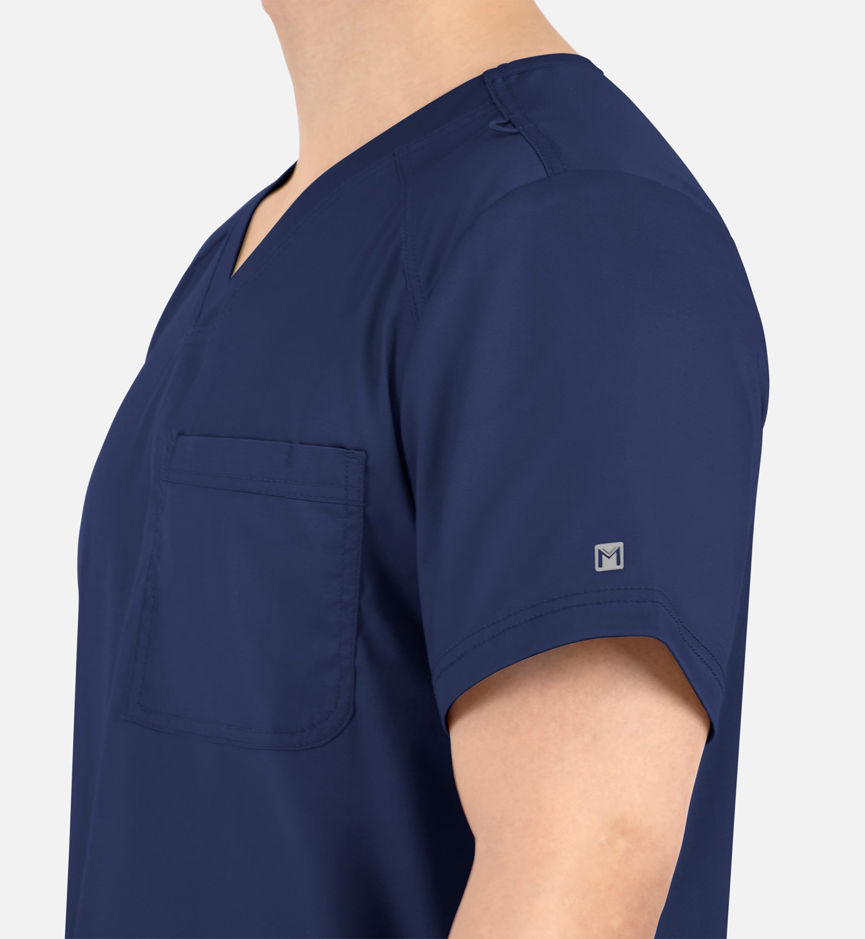 Matrix Mens 5501 Men’s Tuckable V-Neck Top Navy