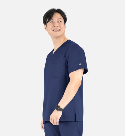 Matrix Mens 5501 Men’s Tuckable V-Neck Top Navy