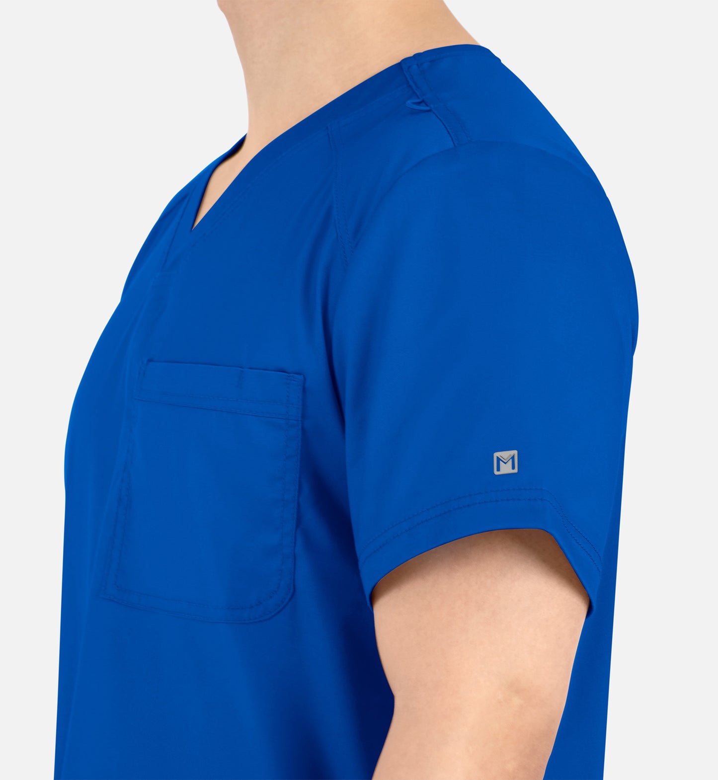 Matrix Mens 5501 Men’s Tuckable V-Neck Top Royal Blue