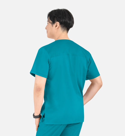 Matrix Mens 5501 Men’s Tuckable V-Neck Top Teal