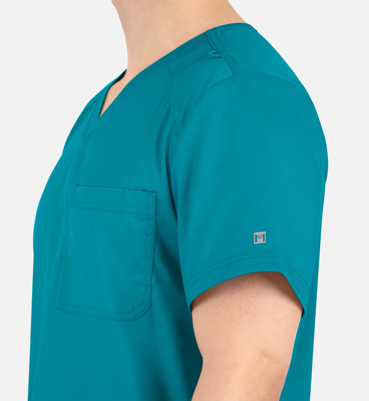 Matrix Mens 5501 Men’s Tuckable V-Neck Top Teal