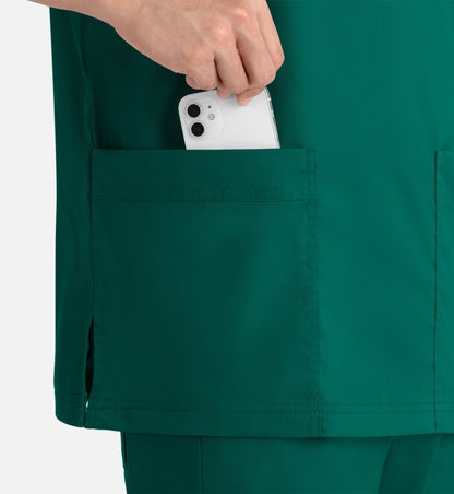 Matrix Mens 5502 Men’s 3 Pocket V-Neck Top Hunter