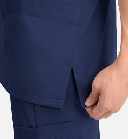 Matrix Mens 5502 Men’s 3 Pocket V-Neck Top Navy