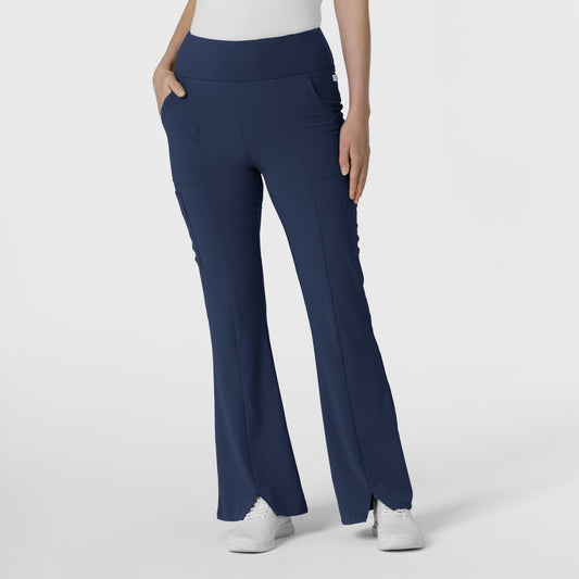 RENEW 5534 Cargo Flare Scrub Pants Navy Model Image Front | Wink