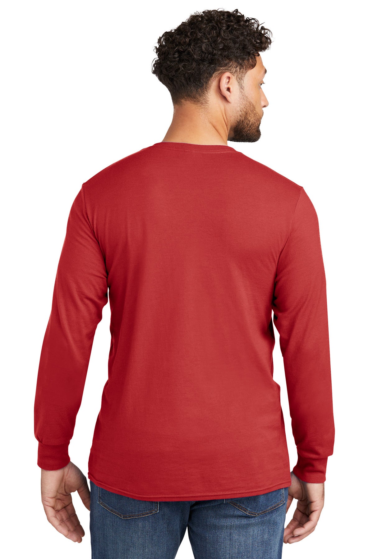 Jerzees Premium Blend Ring Spun Long Sleeve T-Shirt 560LS True Red