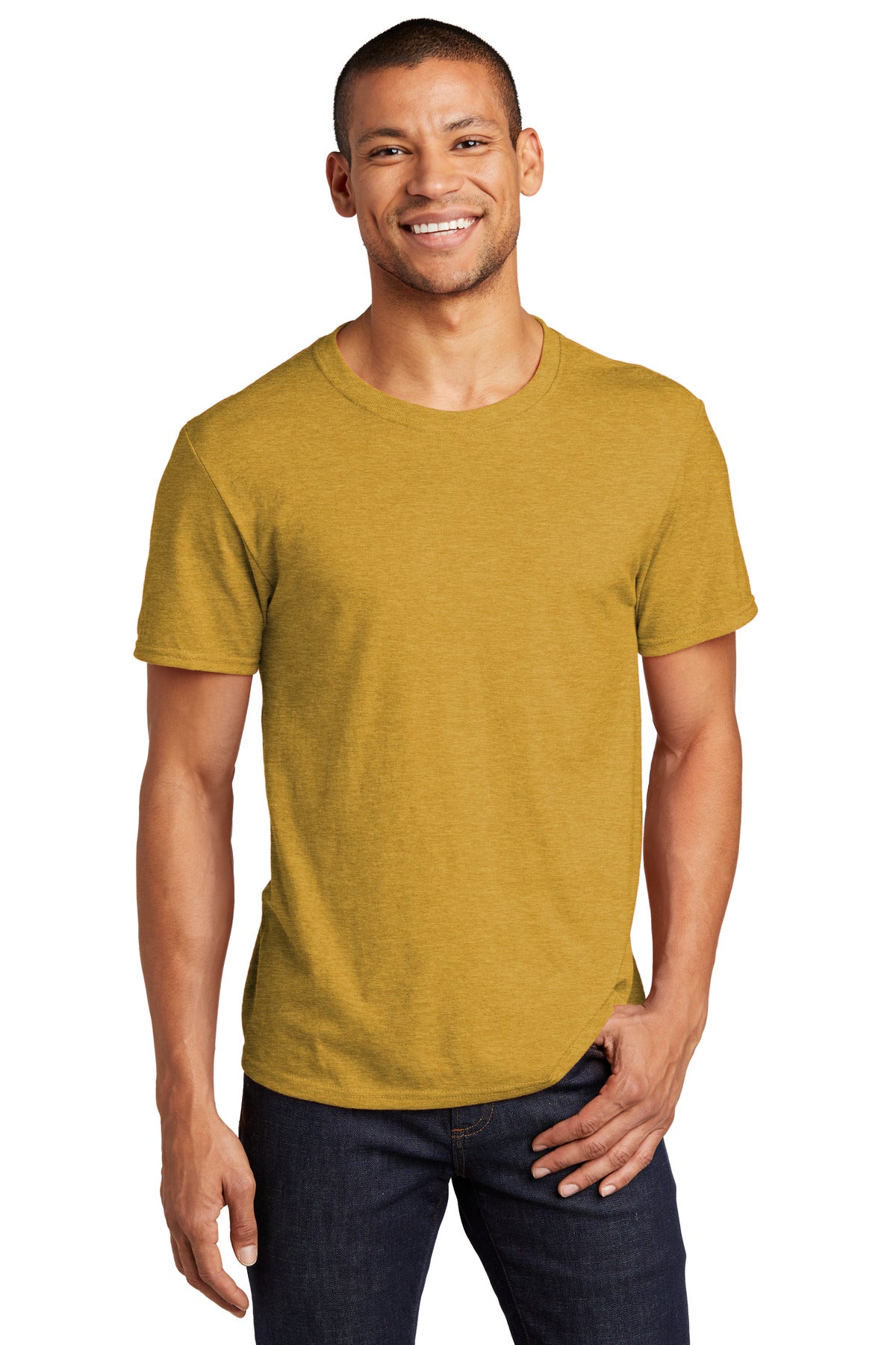 Jerzees Premium Blend Ring Spun T-Shirt 560M Mustard Heather
