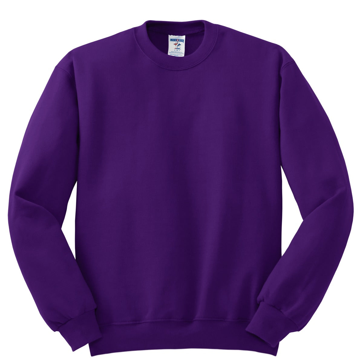 Jerzees NuBlend Crewneck Sweatshirt.  562M Deep Purple