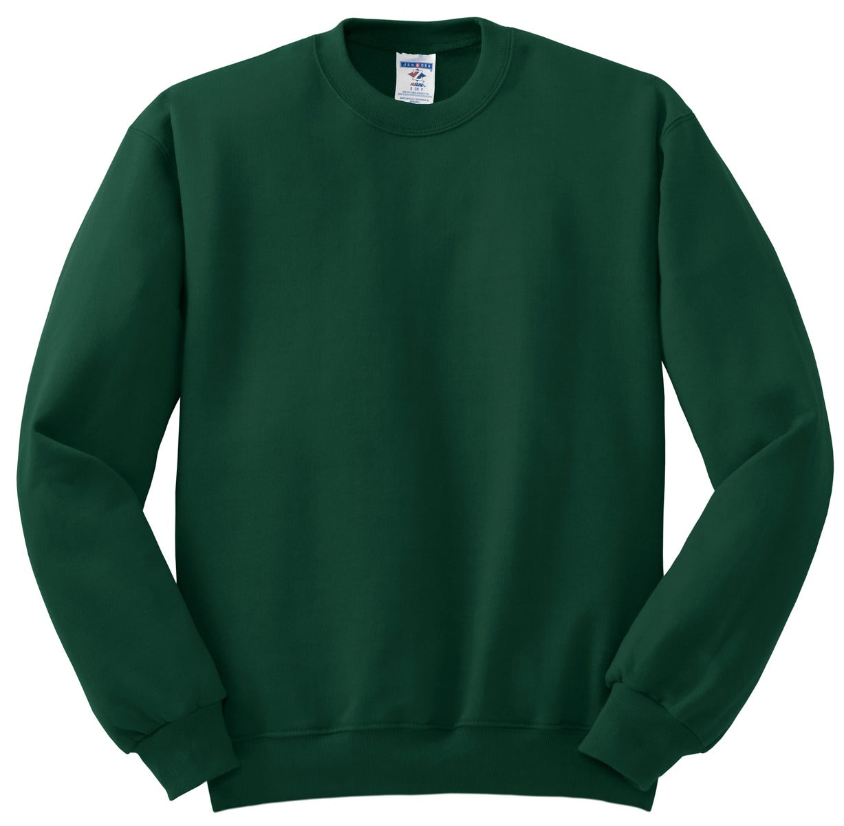 Jerzees NuBlend Crewneck Sweatshirt.  562M Forest Green