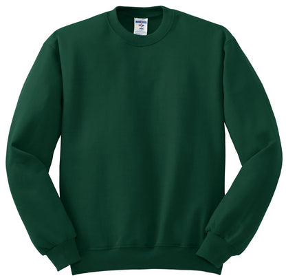 Jerzees NuBlend Crewneck Sweatshirt.  562M Forest Green