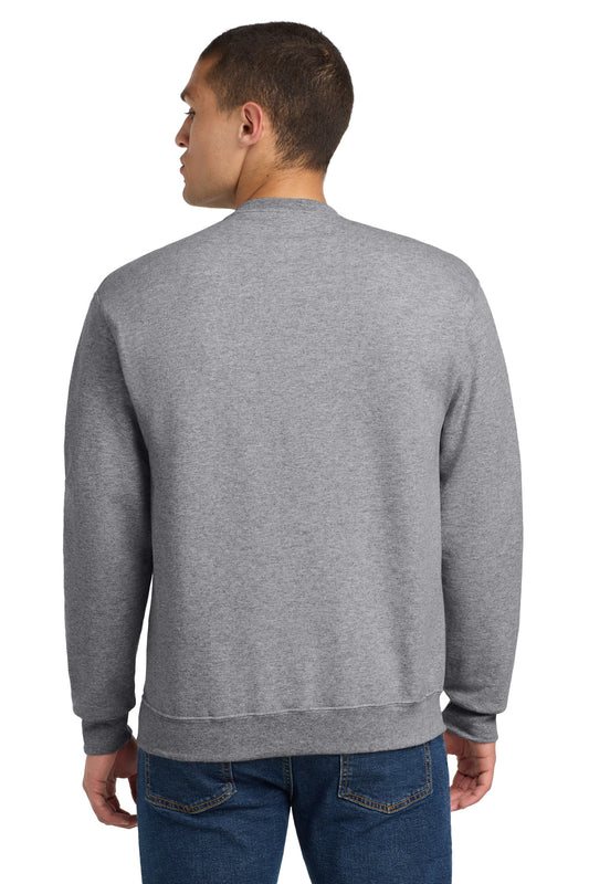 Jerzees NuBlend Crewneck Sweatshirt.  562M Athletic Heather
