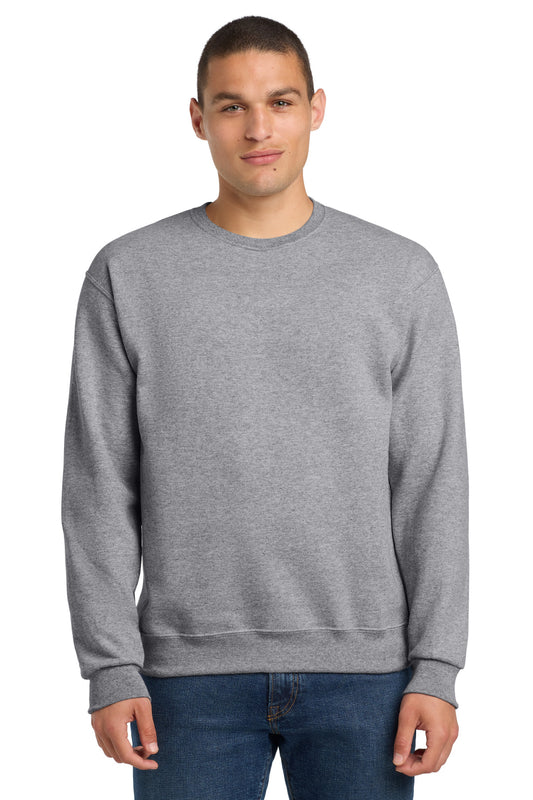 Jerzees NuBlend Crewneck Sweatshirt.  562M Athletic Heather