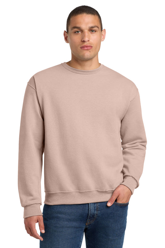 Jerzees NuBlend Crewneck Sweatshirt.  562M Blush Pink
