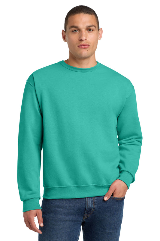 Jerzees NuBlend Crewneck Sweatshirt.  562M Cool Mint