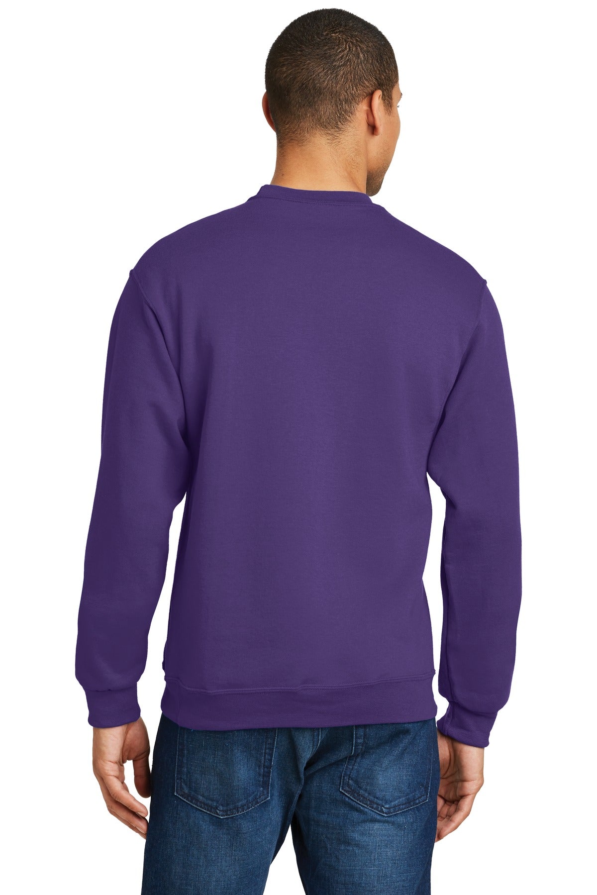 Jerzees NuBlend Crewneck Sweatshirt.  562M Deep Purple