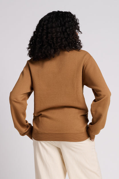 Jerzees NuBlend Crewneck Sweatshirt.  562M Golden Pecan