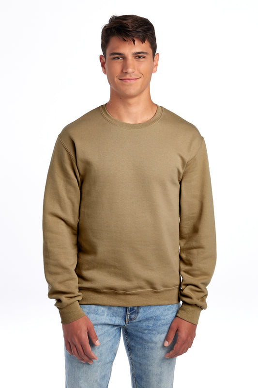 Jerzees NuBlend Crewneck Sweatshirt.  562M Khaki
