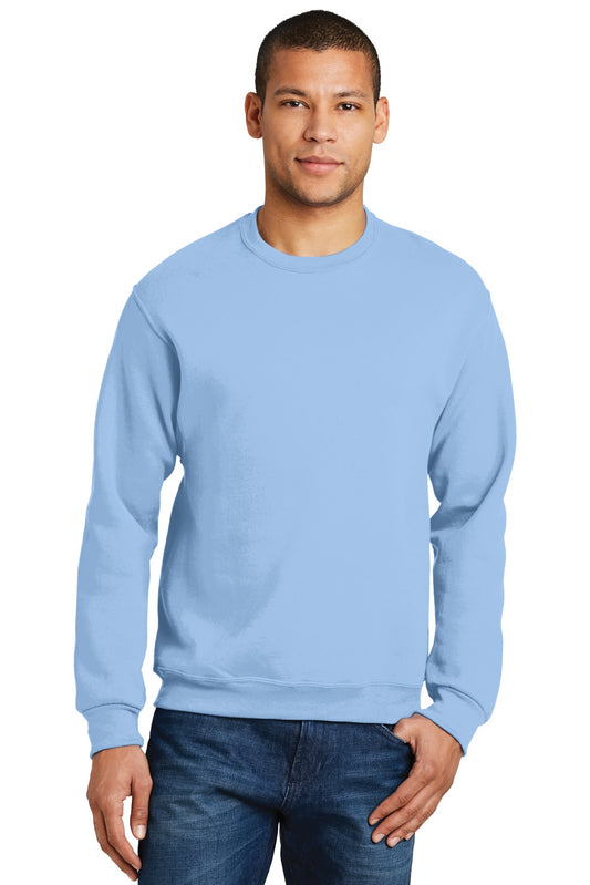 Jerzees NuBlend Crewneck Sweatshirt.  562M Light Blue