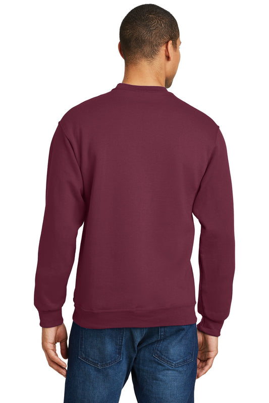 Jerzees NuBlend Crewneck Sweatshirt.  562M Maroon