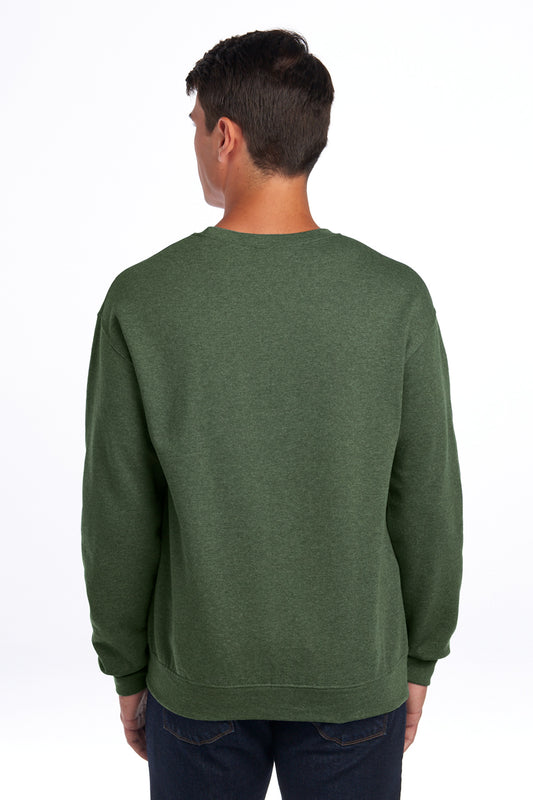 Jerzees NuBlend Crewneck Sweatshirt.  562M Military Green Heather