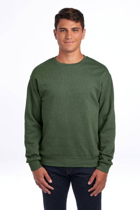 Jerzees NuBlend Crewneck Sweatshirt.  562M Military Green Heather