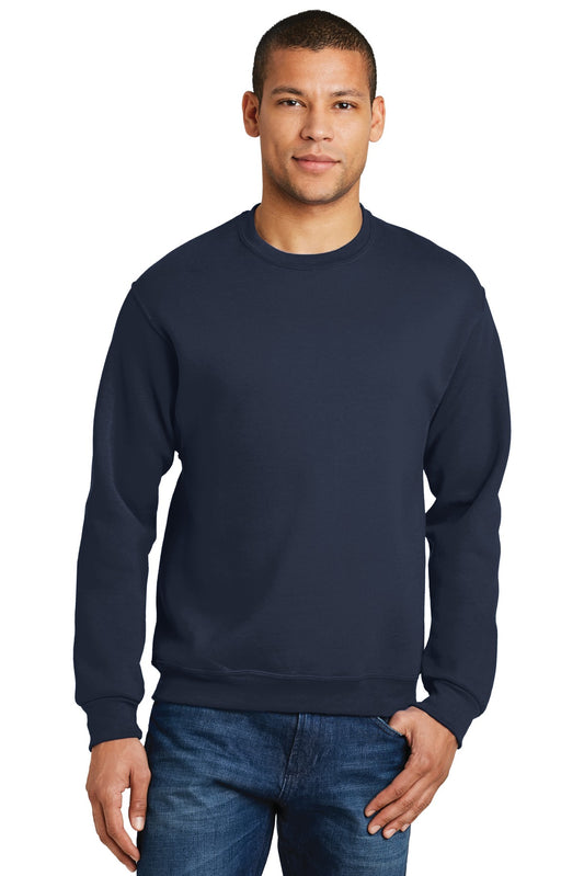 Jerzees NuBlend Crewneck Sweatshirt.  562M Navy