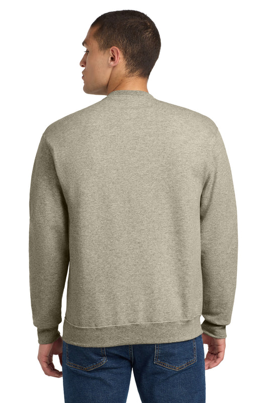 Jerzees NuBlend Crewneck Sweatshirt.  562M Oatmeal Heather