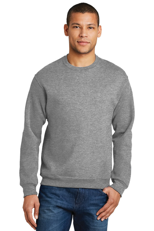 Jerzees NuBlend Crewneck Sweatshirt.  562M Oxford