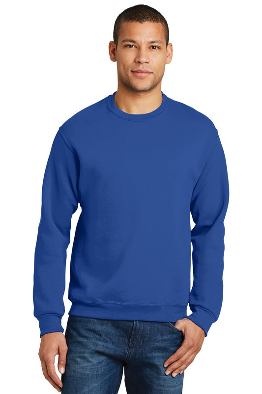 Jerzees NuBlend Crewneck Sweatshirt.  562M Royal