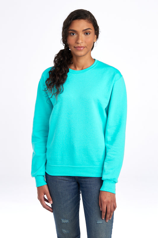 Jerzees NuBlend Crewneck Sweatshirt.  562M Scuba Blue