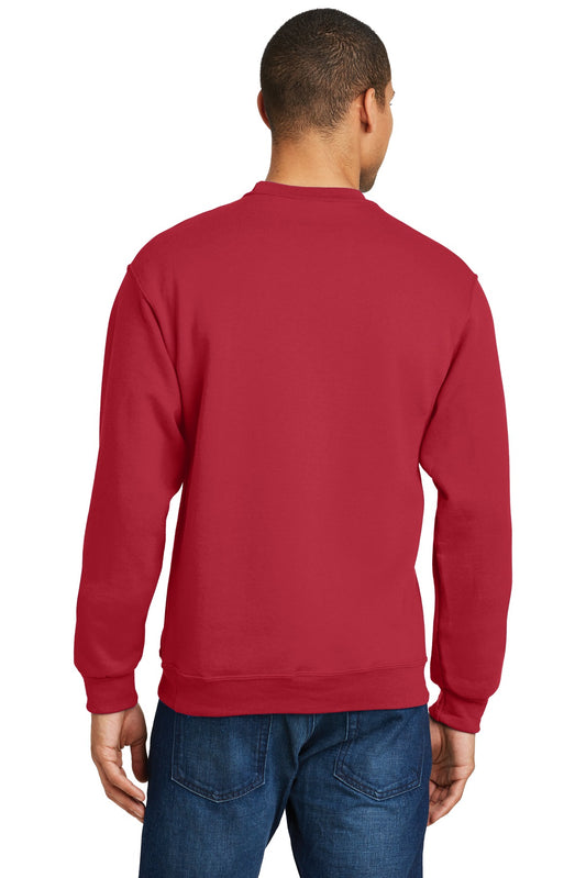 Jerzees NuBlend Crewneck Sweatshirt.  562M True Red
