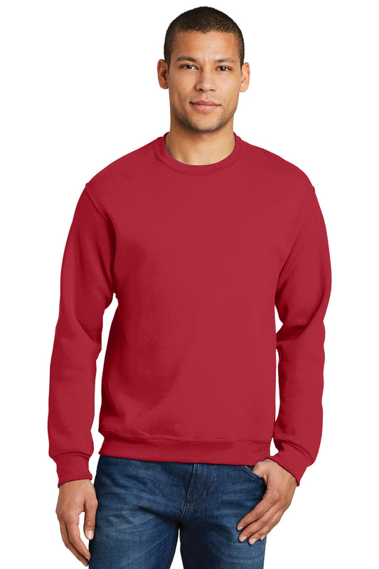 Jerzees NuBlend Crewneck Sweatshirt.  562M True Red
