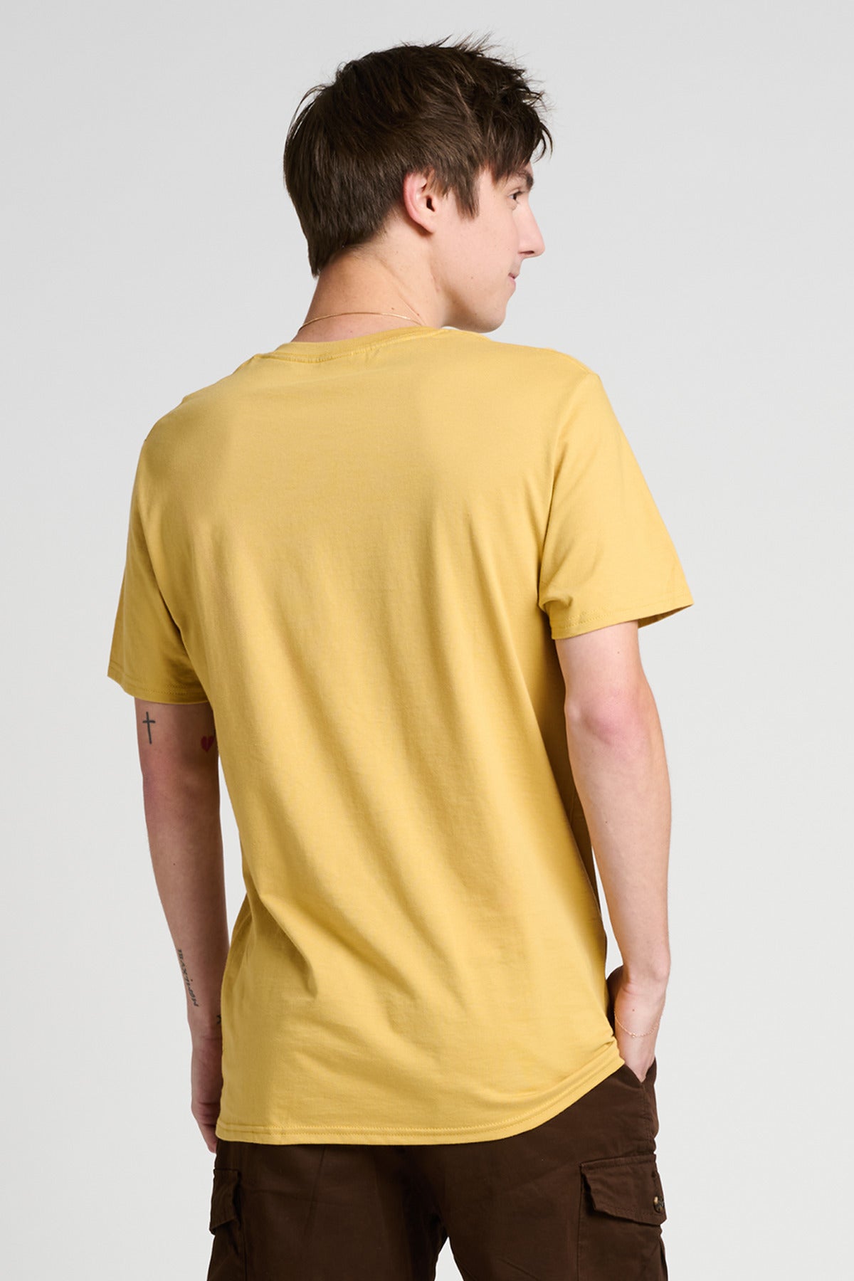 Jerzees Unisex Premium Combed Ring Spun Cotton Tee 570M Butterscotch