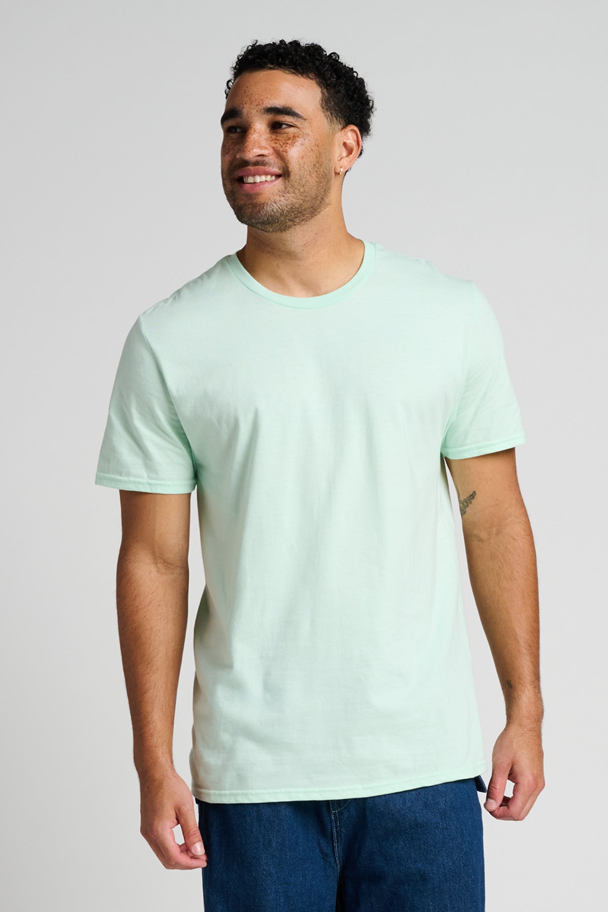 Jerzees Unisex Premium Combed Ring Spun Cotton Tee 570M Mint To Be