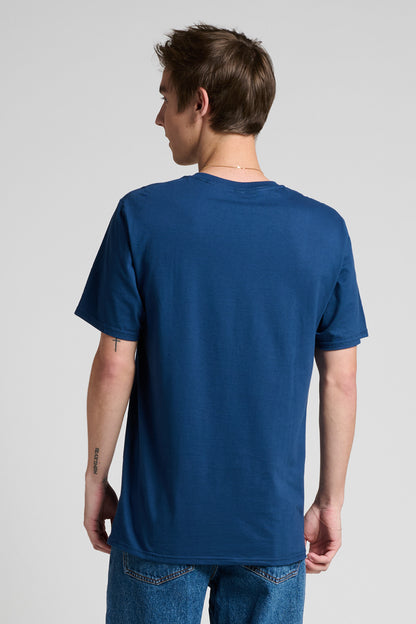 Jerzees Unisex Premium Combed Ring Spun Cotton Tee 570M Washed Navy