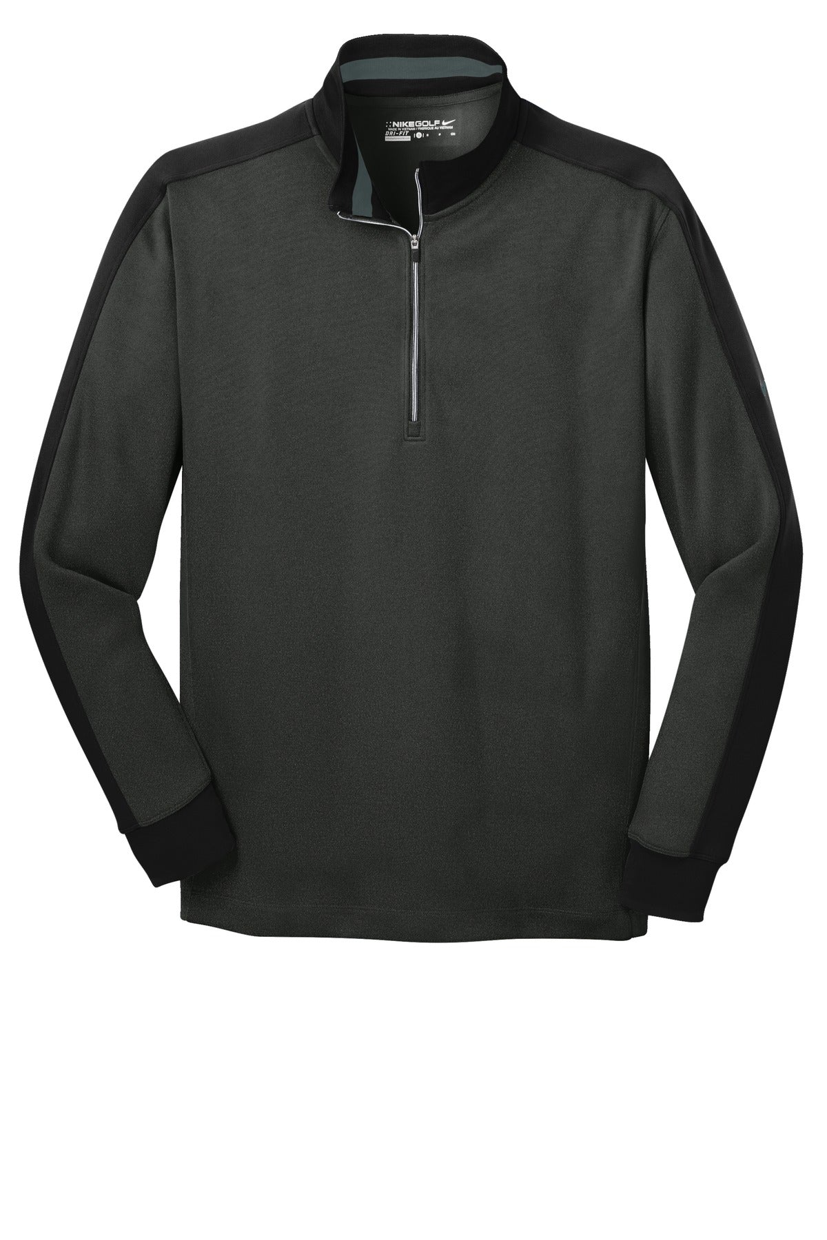 Nike Dri-FIT 1/2-Zip Cover-Up. 578673 Anthracite Heather/ Black
