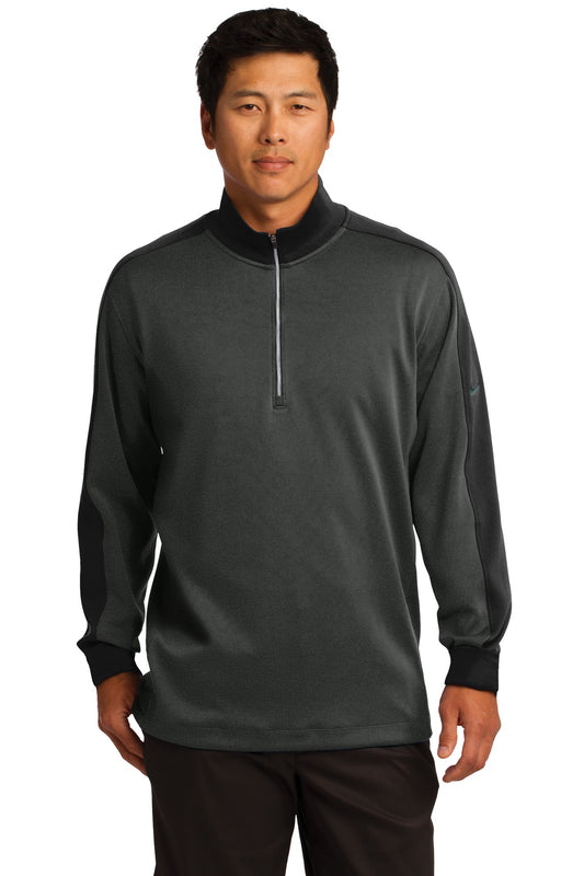 Nike Dri-FIT 1/2-Zip Cover-Up. 578673 Anthracite Heather/ Black