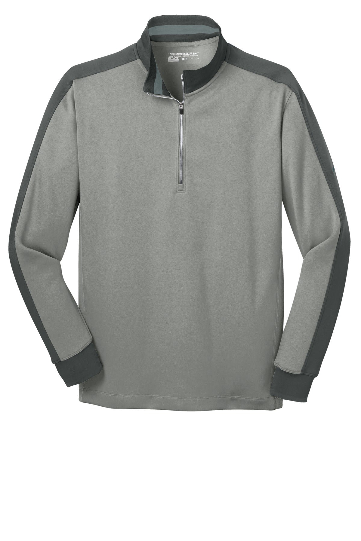 Nike Dri-FIT 1/2-Zip Cover-Up. 578673 Athletic Grey Heather/ Dark Grey