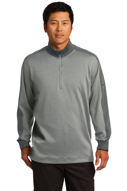 Nike Dri-FIT 1/2-Zip Cover-Up. 578673 Athletic Grey Heather/ Dark Grey