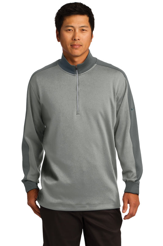 Nike Dri-FIT 1/2-Zip Cover-Up. 578673 Athletic Grey Heather/ Dark Grey
