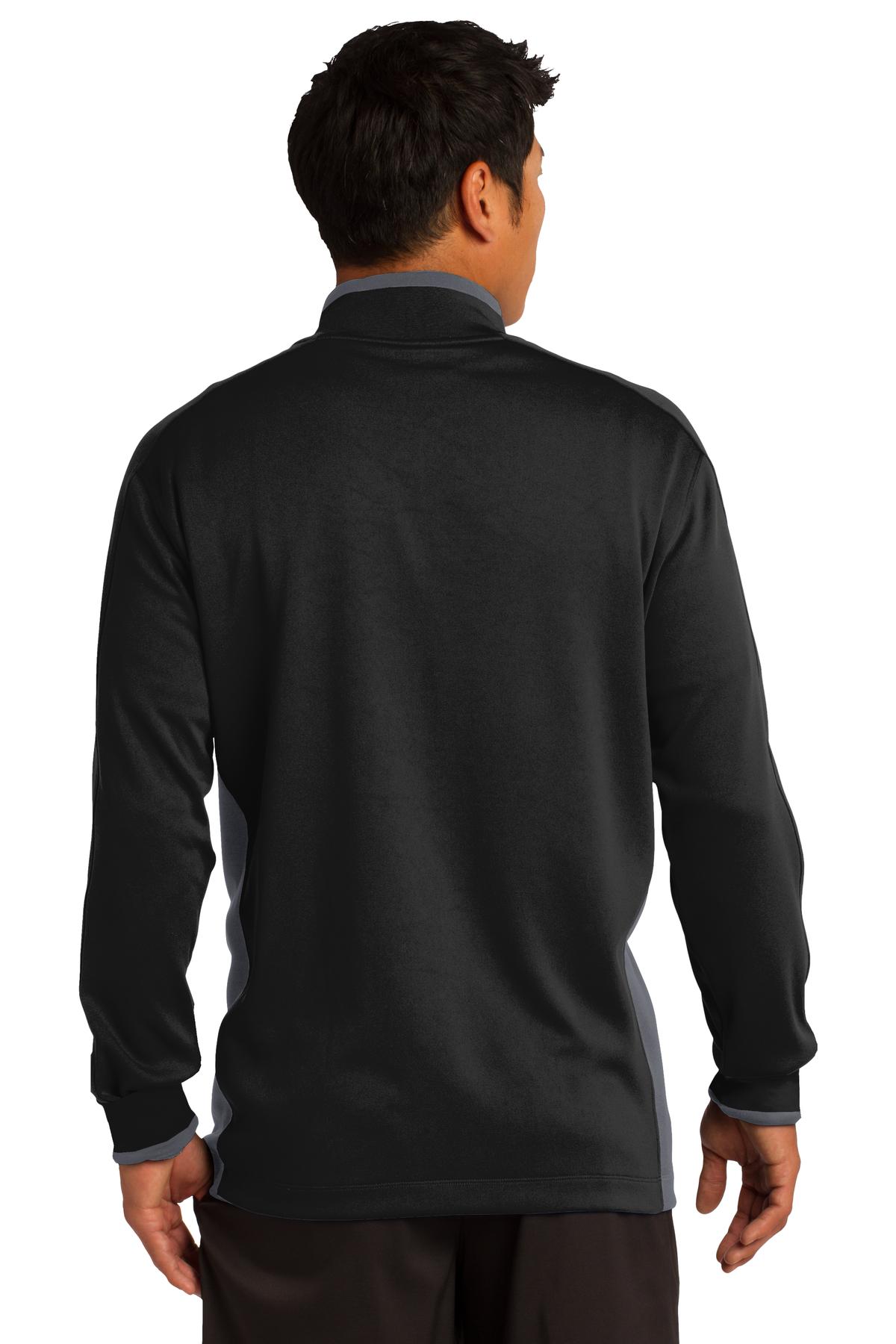 Nike Dri-FIT 1/2-Zip Cover-Up 578673 Black/ Dark Grey/ White