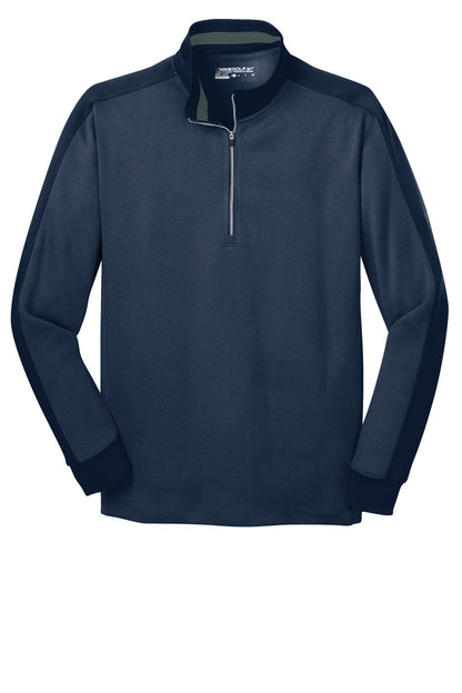 Nike Dri-FIT 1/2-Zip Cover-Up. 578673 Midnight Navy Heather/ Midnight Navy